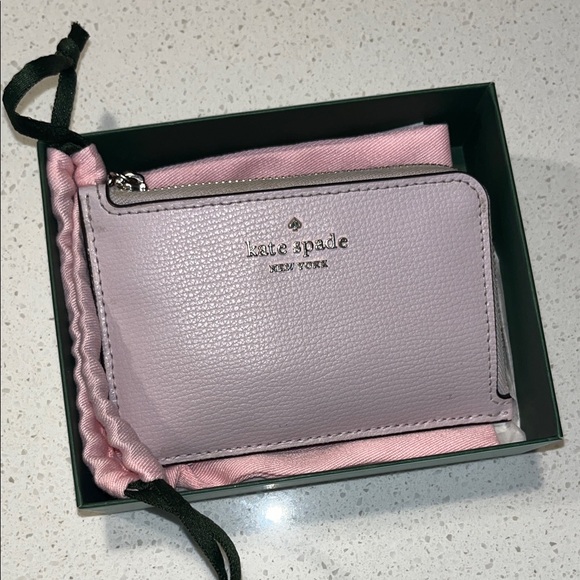 kate spade Handbags - Kate Spade Lavender Zip Card Holder